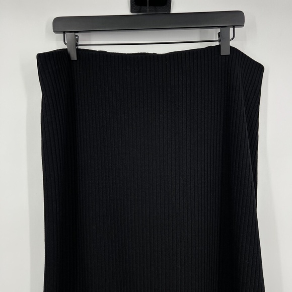 Old Navy Skirt Ribbed Knit Pull On Stretch Pencil Midi - Picture 3 of 10